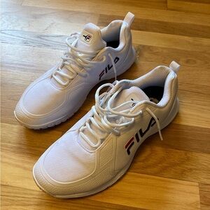 Fila Men's White Athletic Sneakers